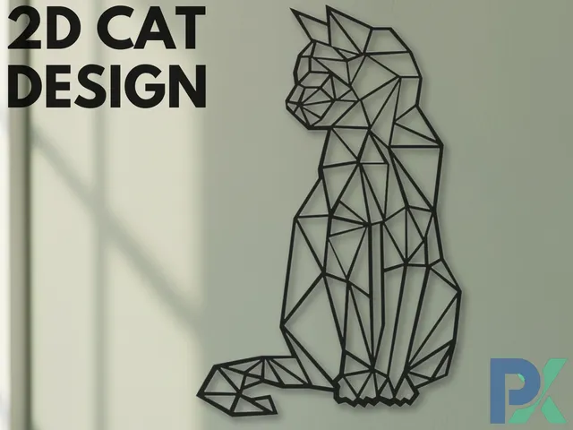 2D Cat Design