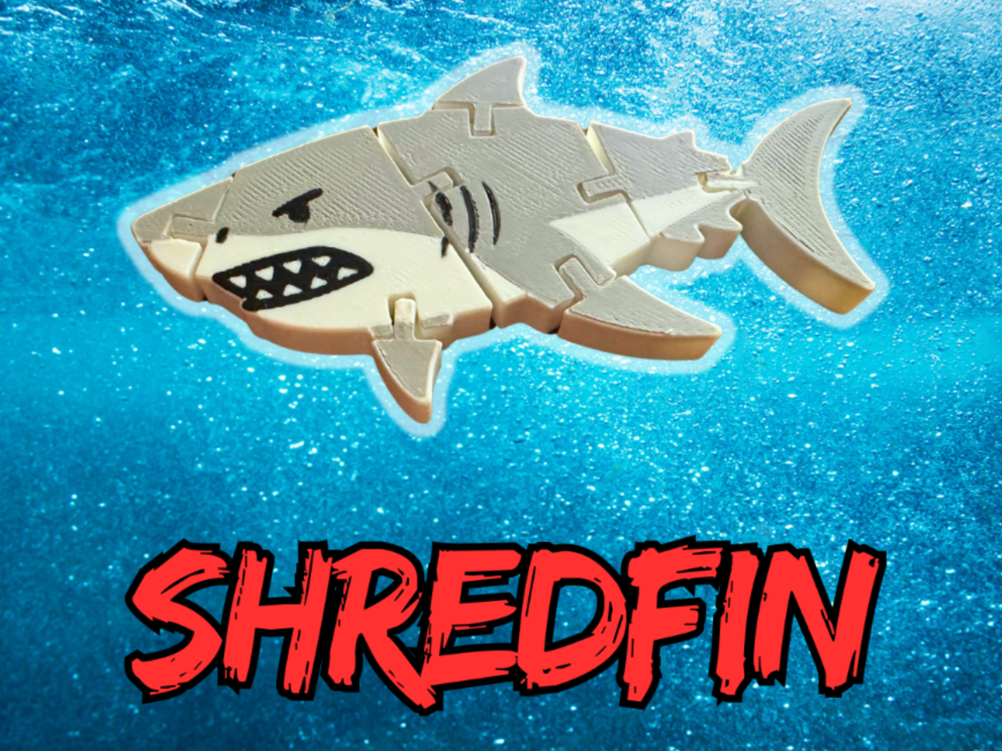 Shredfin - The Great White Flexi Shark