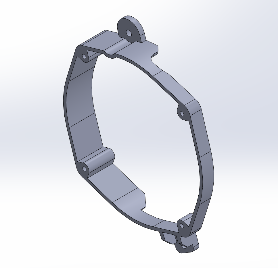 Saab 9-3 NG Front door speaker adaptor
