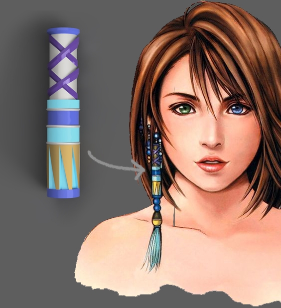 Yuna Earring Part Final Fantasy 10
