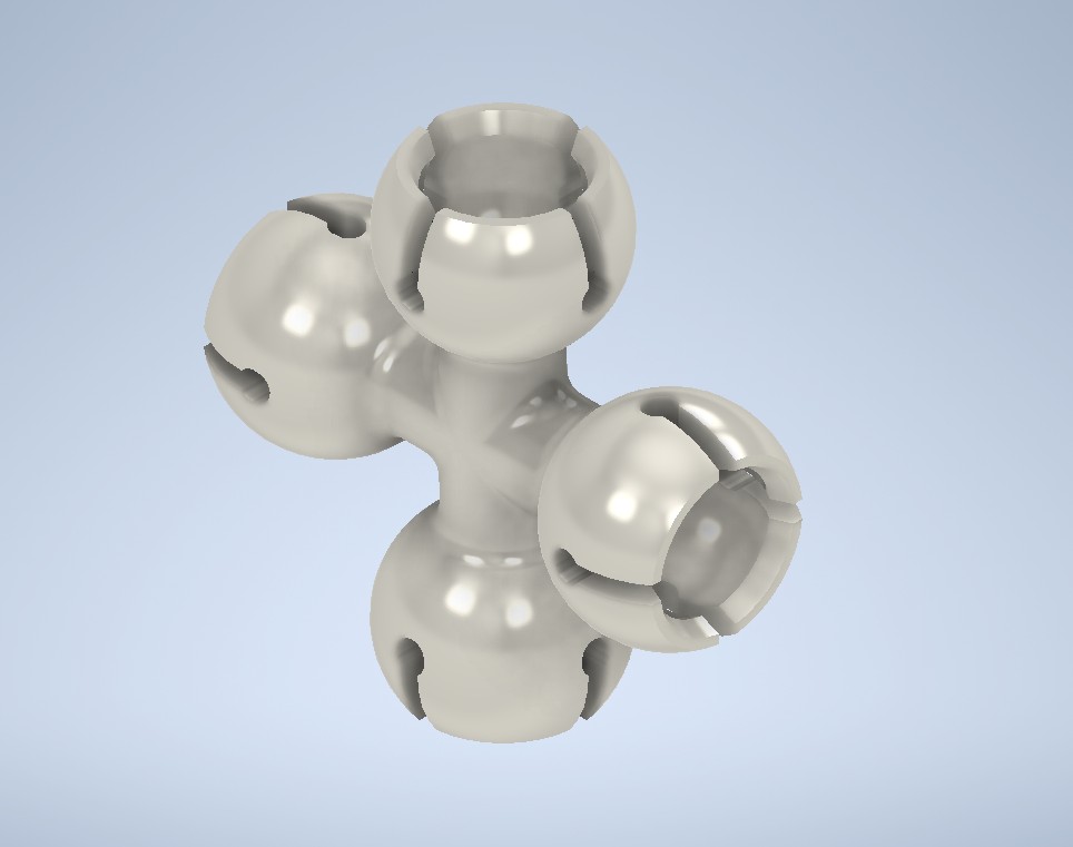 Modular Articulation Connector, 4-way, Socket