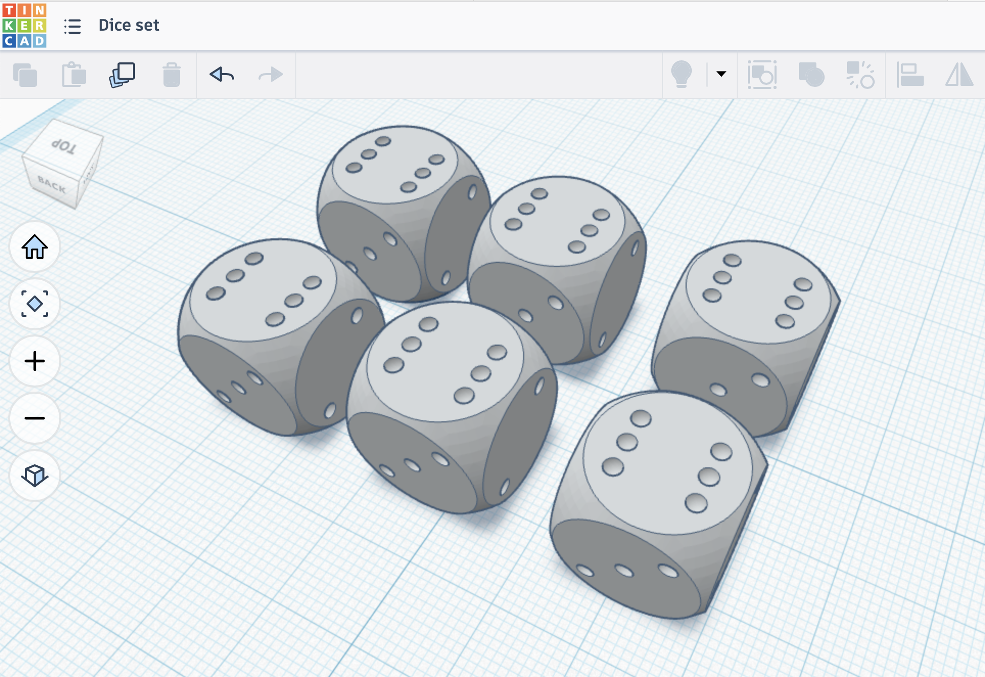 Dice set