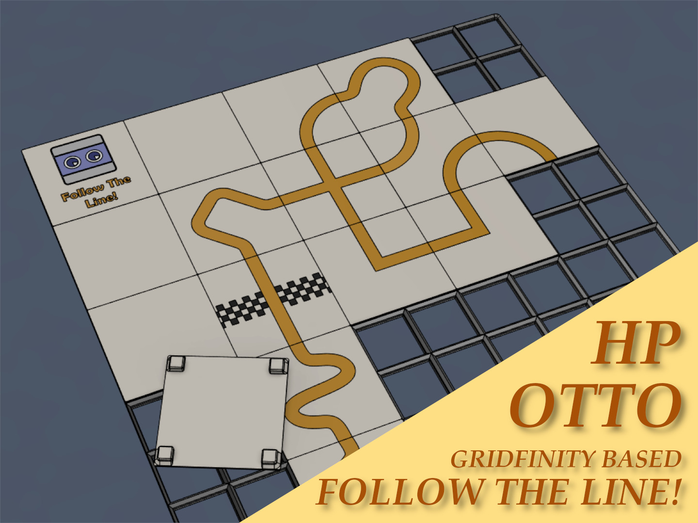 HP Otto - Follow The Line Plates - Grindfinity based
