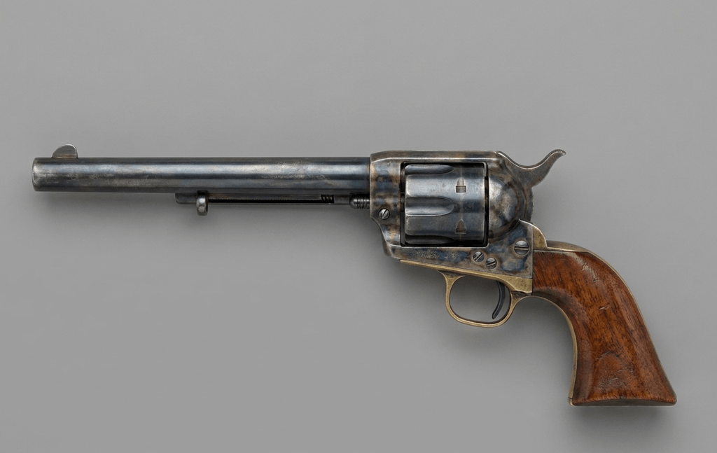 Old West Art - Cowboy Gns - Colt Peacemaker - 1873