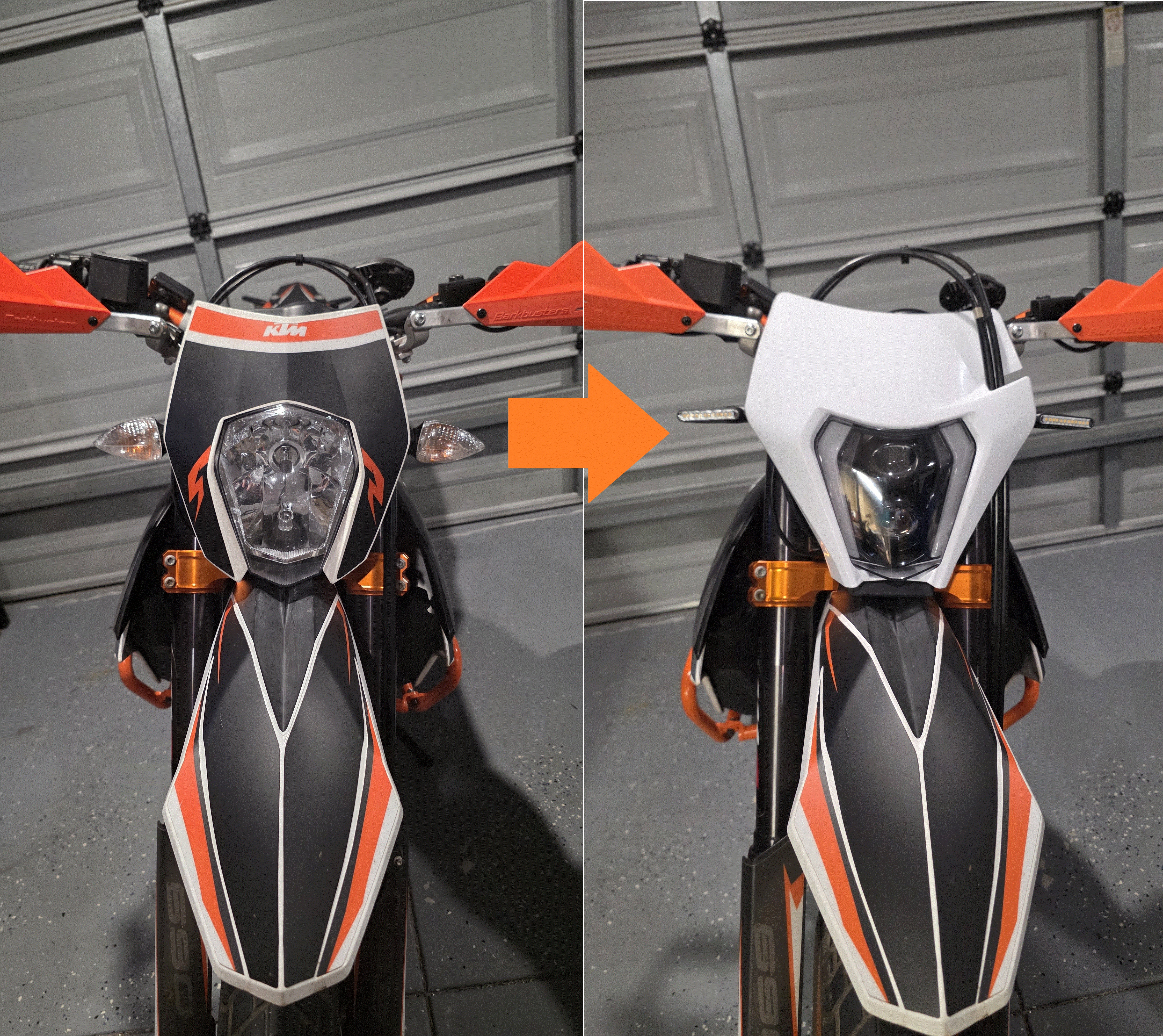 KTM 690 Enduro/SMC R 2012-2018 Headlight Mount