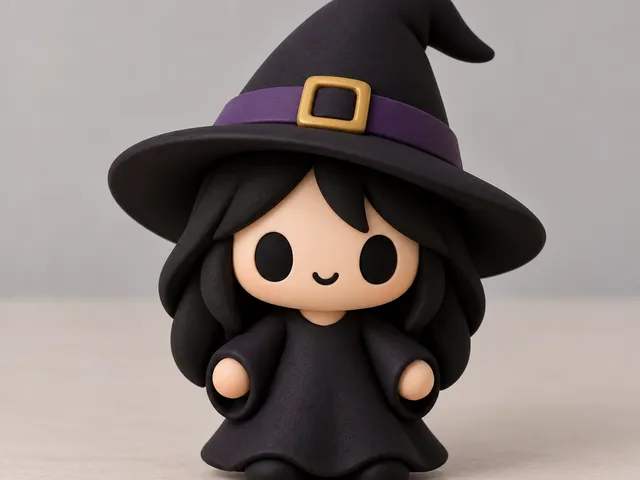 Cute Chibi Witch | Easy 3D Printable Decoration