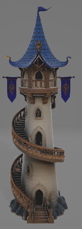 Fantasy Wizard Tower
