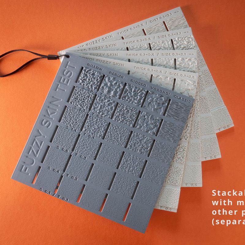 Fuzzy Skin Test LITE – Sample Plate for 5 Pattern Types by inno3design ...