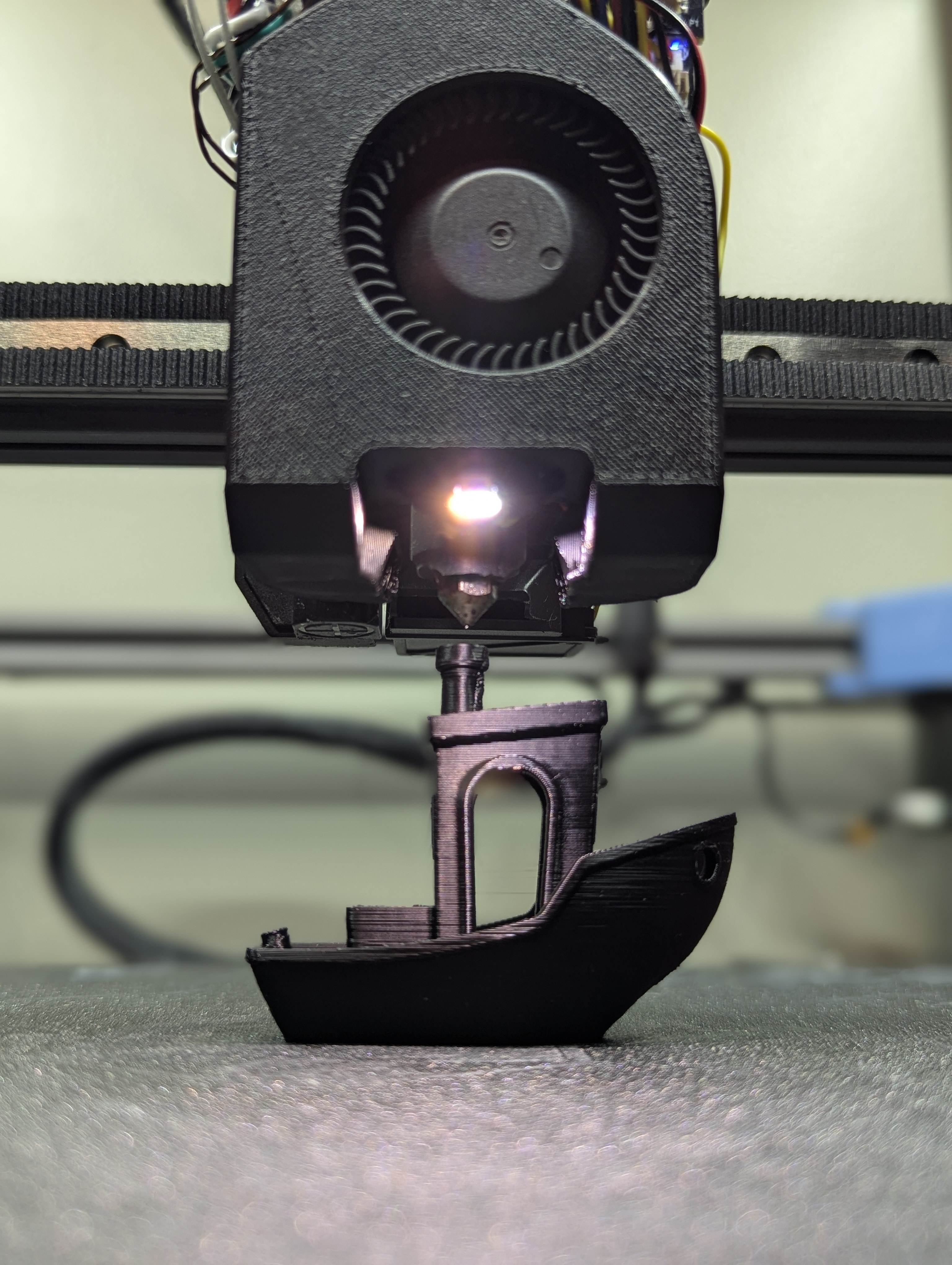Atomic fan shroud for SV08 Bambu style Eddy Compatible (LED REMIX)