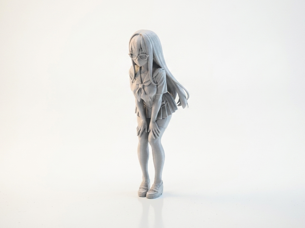 Anime Girl Figurine Female Character 3D Printable
