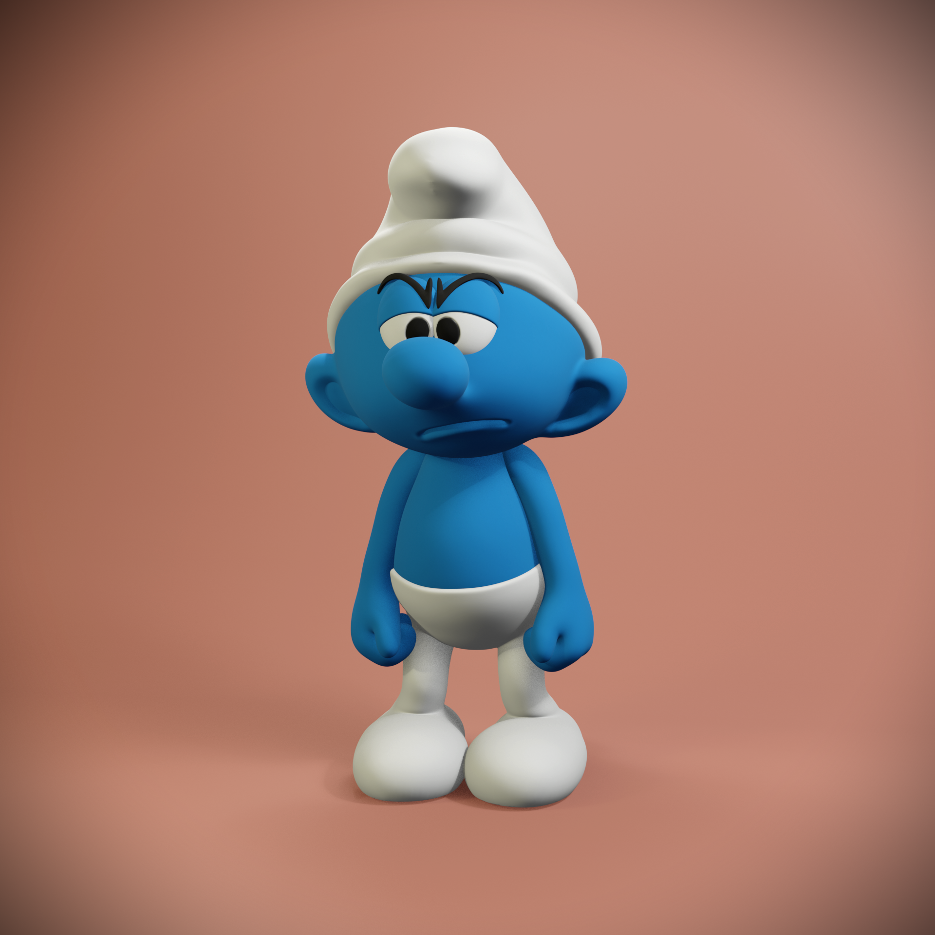 Grumpy Smurf