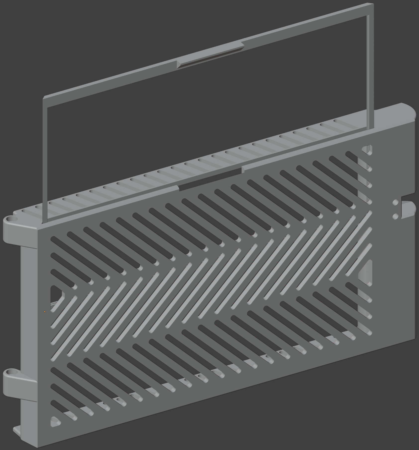 Filtered Door for 8-Bay Mini Rack