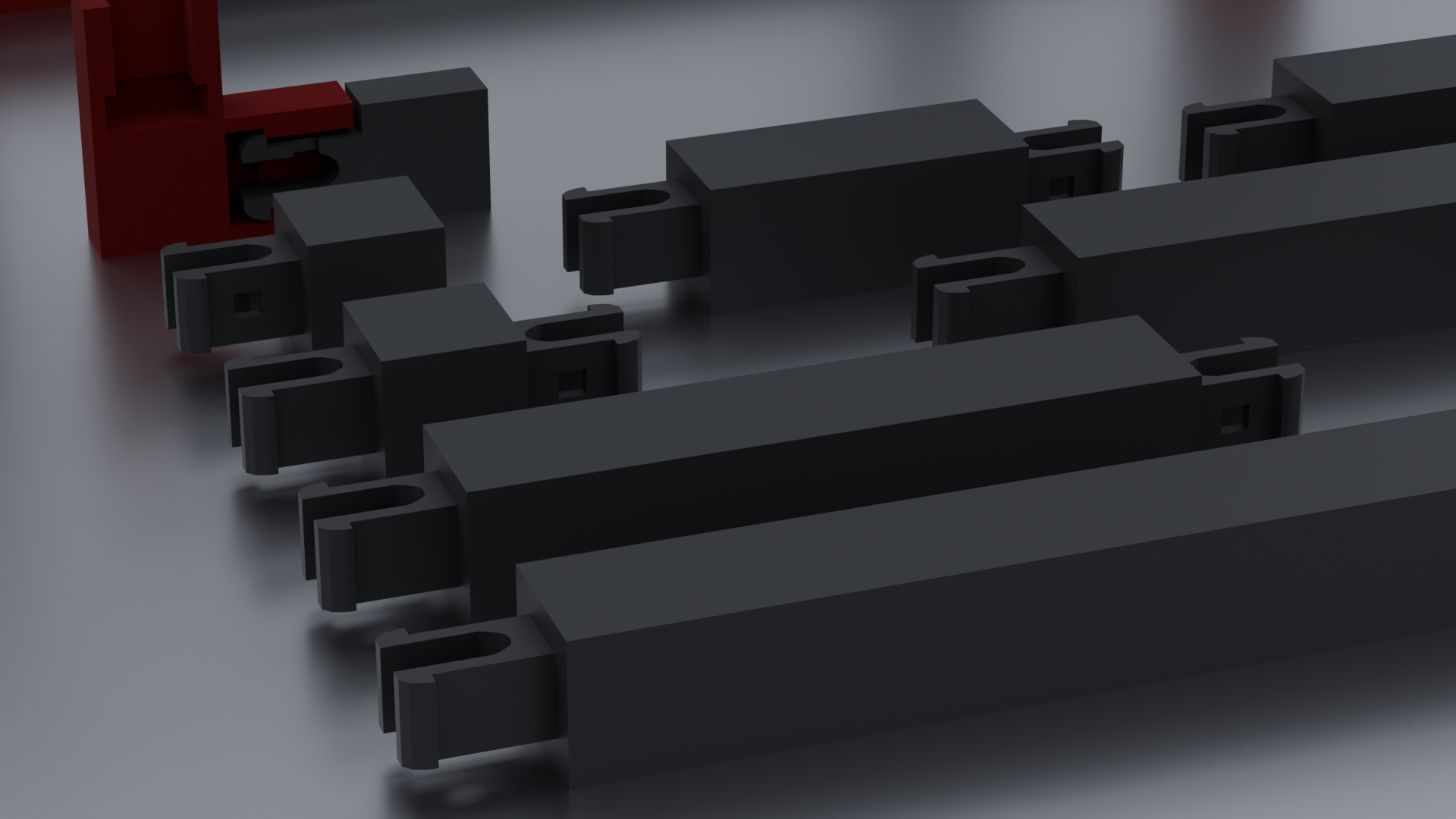 Miniatura 3 do modelo 3D 3D Printed Frame System