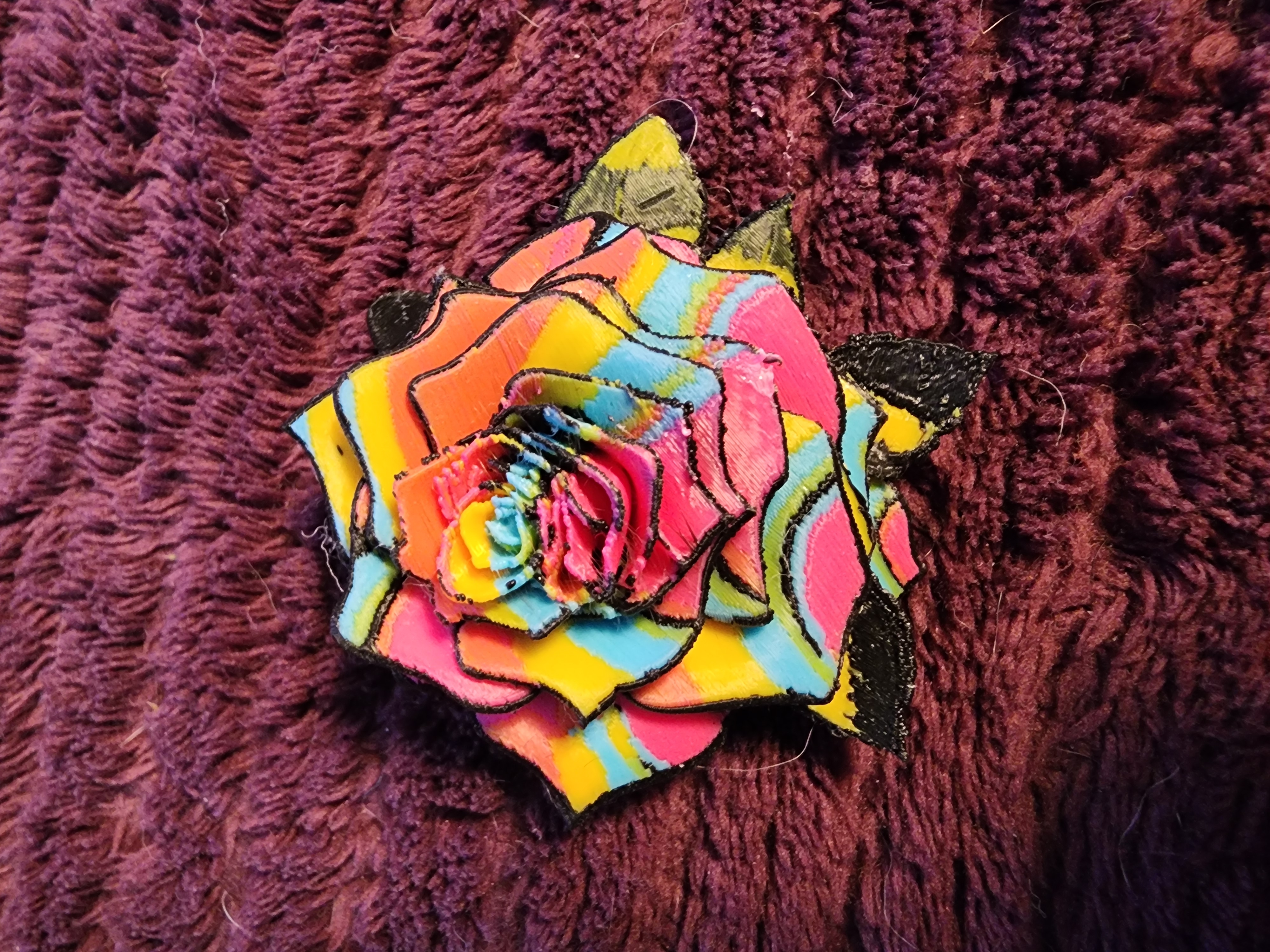 Rainbow Rose