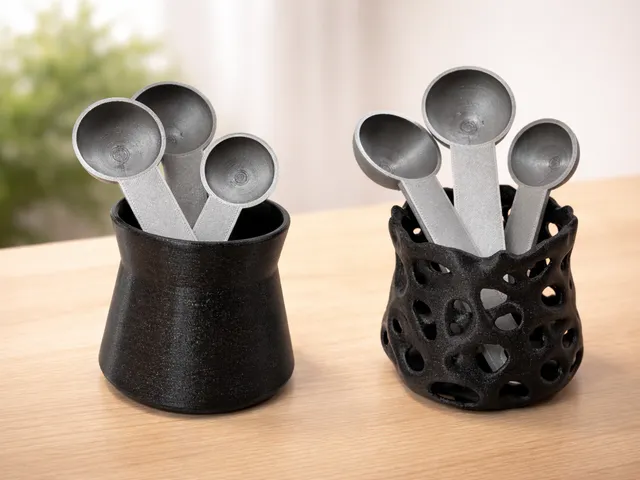Measuring Scoops & Stand (1-5 Cups): For Your Perfect Coffee - Every Time!