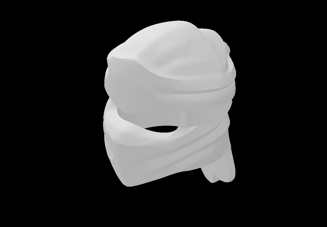 Lego Compatible (40925.dat) Minifig Headgear Ninjago Wrap Type 4 with Molded Headband