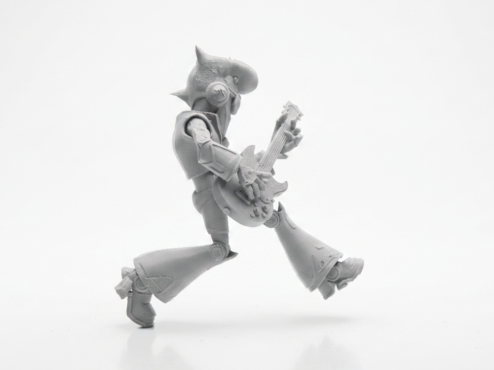Robo Elvis Figurine Celebrity Musician 3D Printable