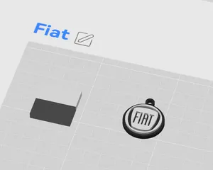 PORTACHIAVI FIAT #001 \ FIAT KEY RING #001