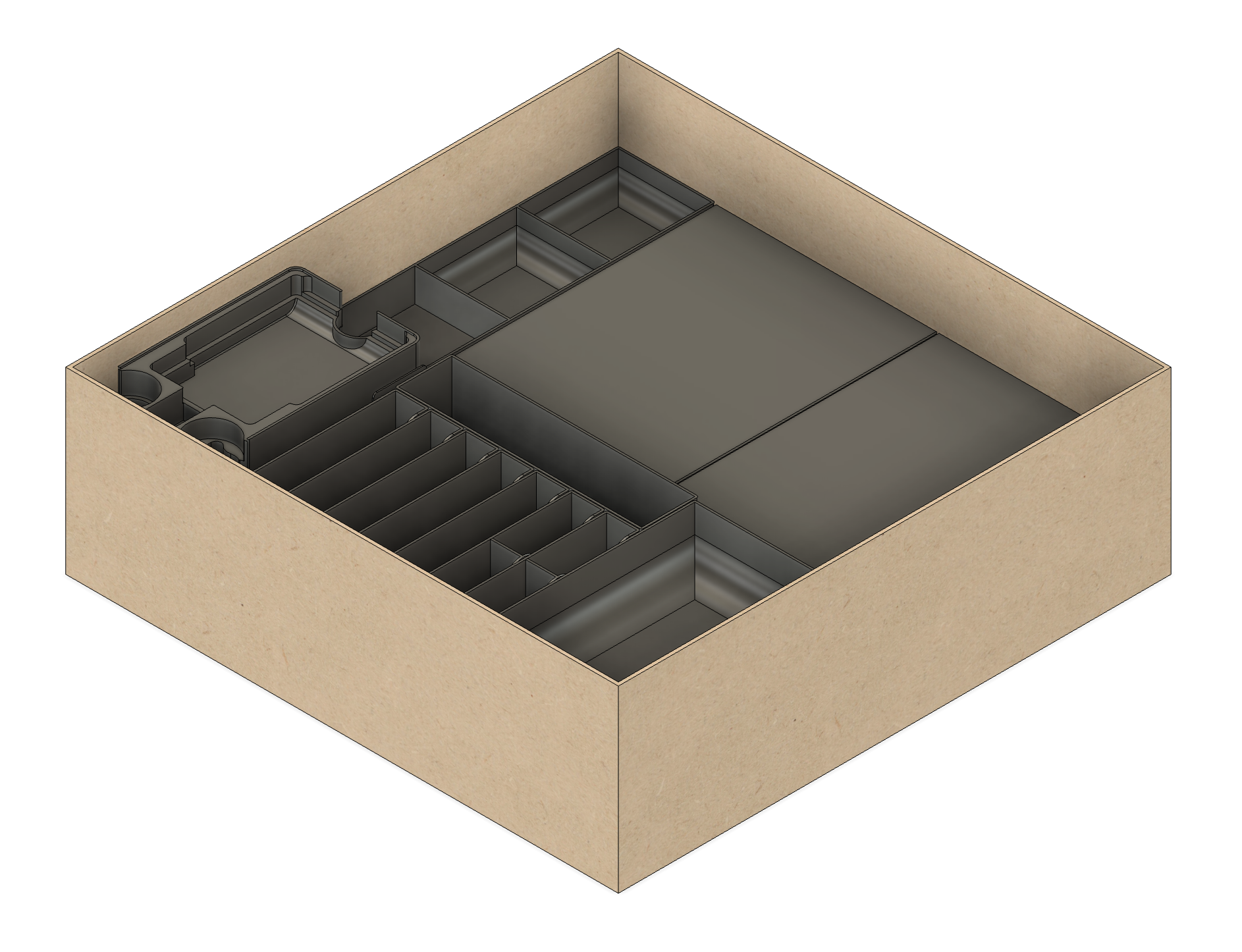 Table ready Boardgame insert for Tidal Blades regular + Expansion