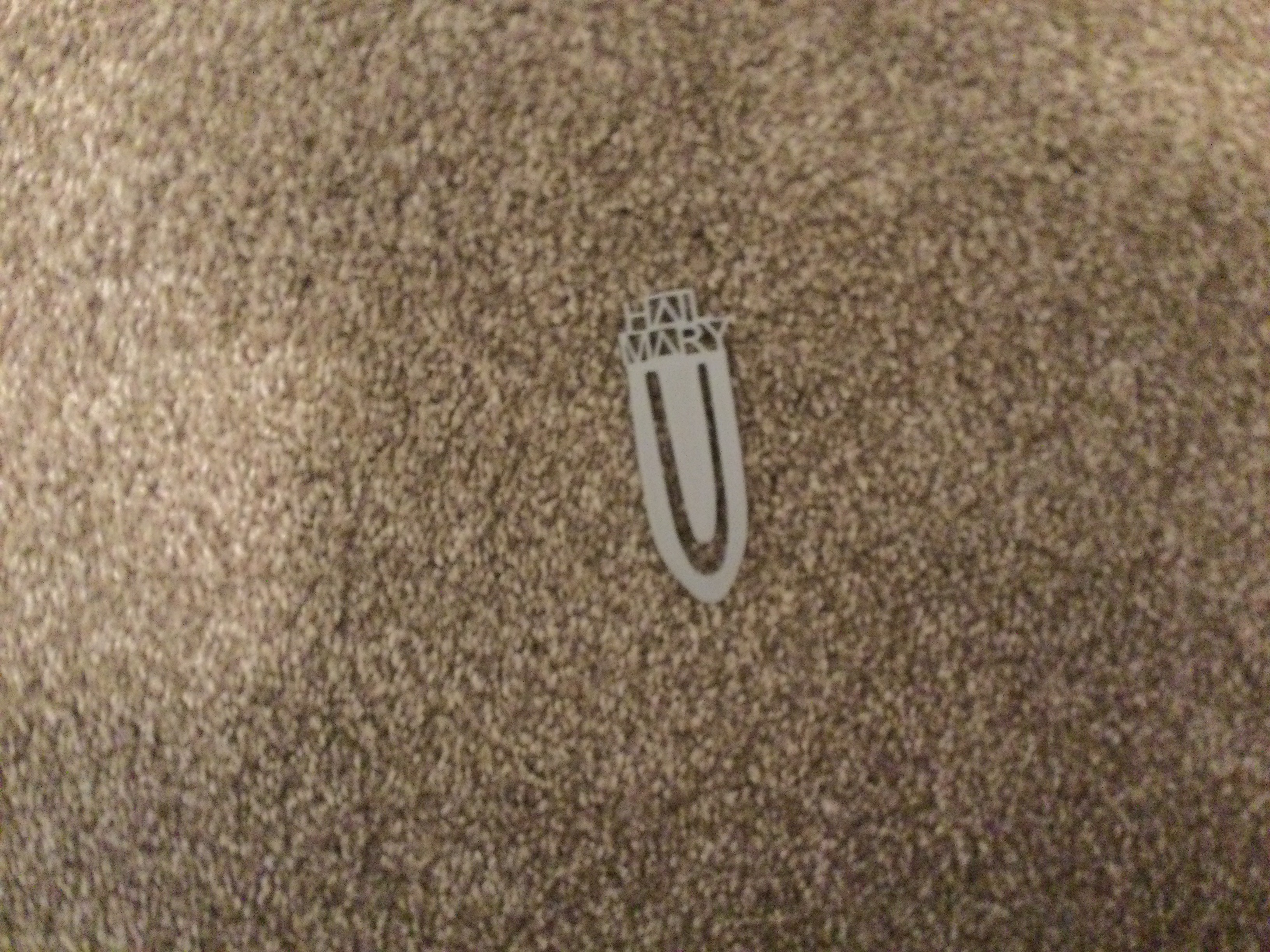project hail Mary bookmark