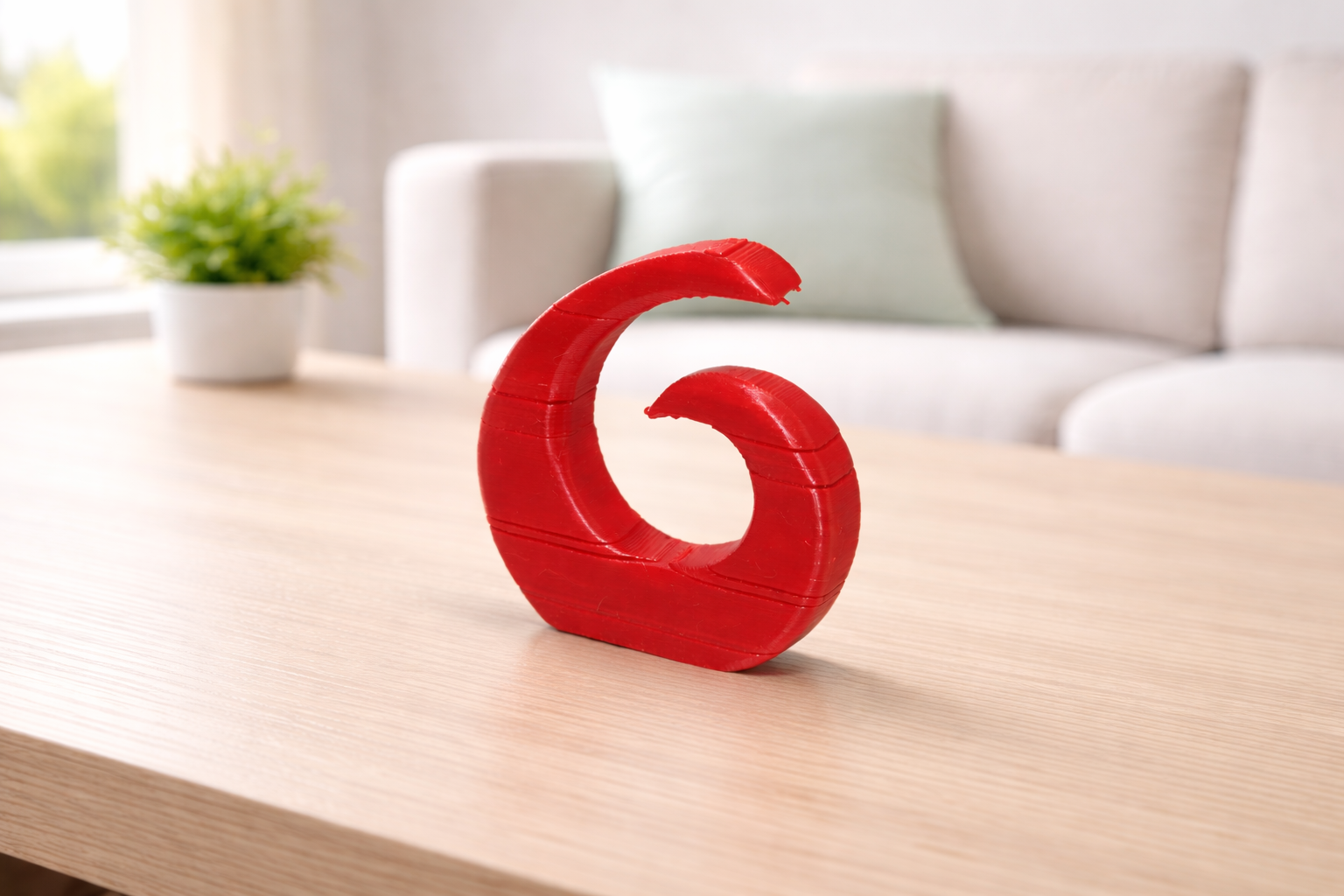 Wave - Rounded, Elegant Ornament