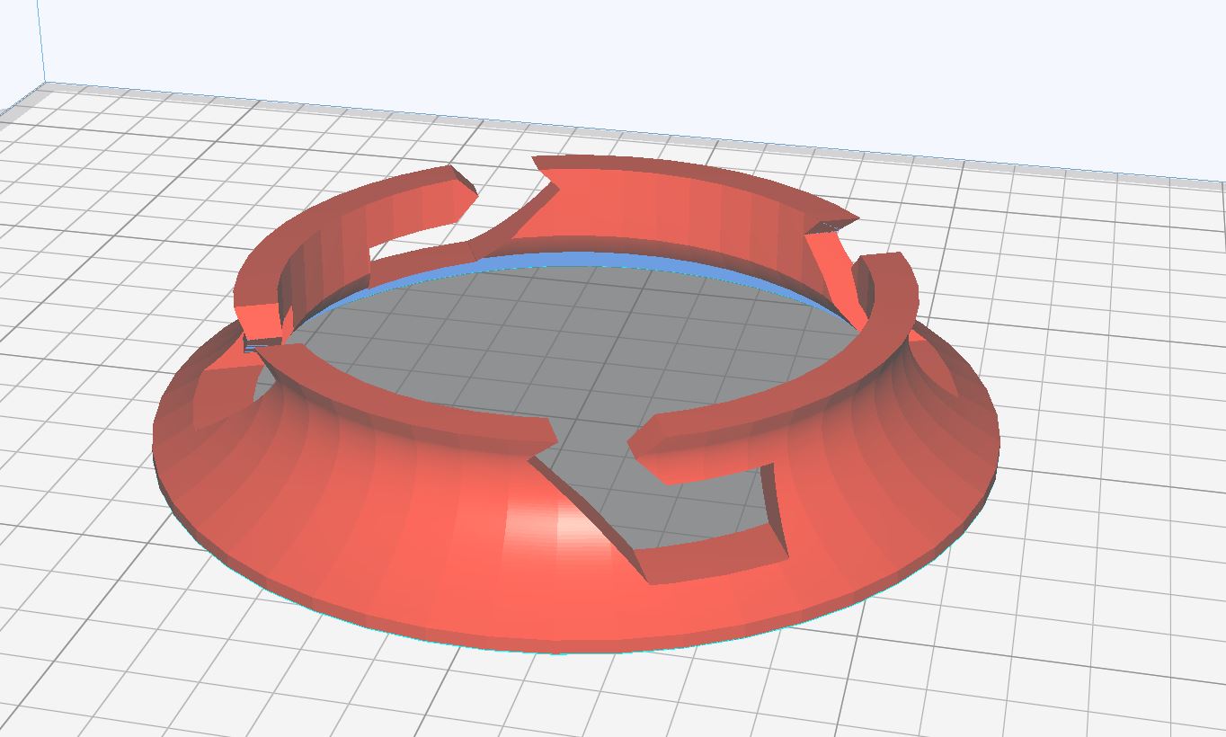 Miniatura 2 do modelo 3D Vomit ring - Puke bag holder