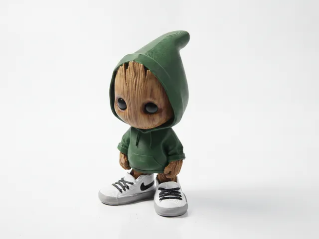 Baby Groot Figurine Chibi Cute 3D Printable