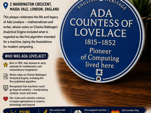 Ada Lovelace Blue Plaque