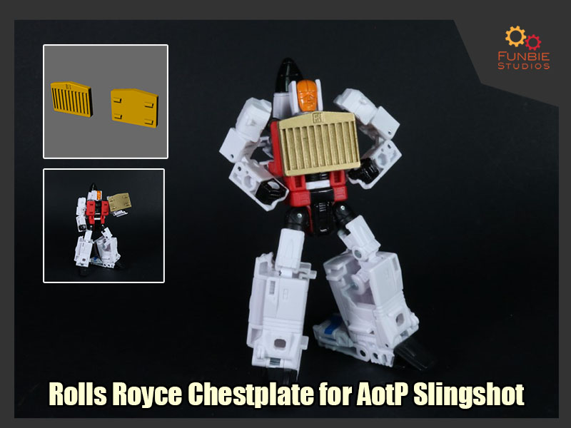 Rolls Royce Chestplate for Transformers AotP Slingshot