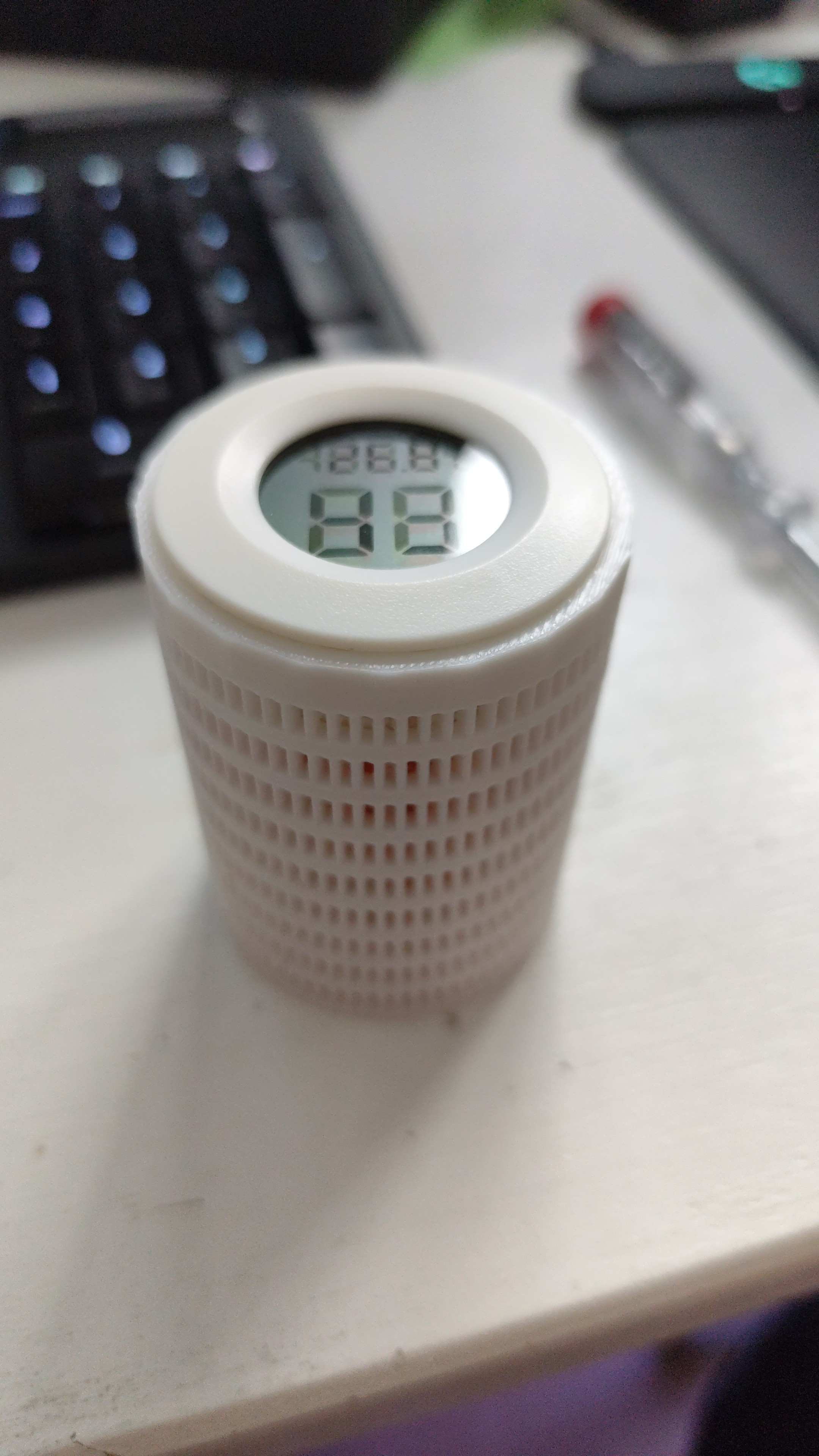 SilicaGel Box with Hygrometer for 50mm Filament Spool