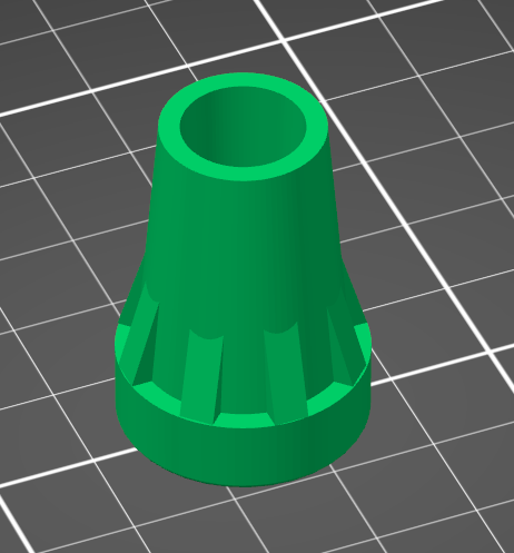 Boot and friction ring for Elemental Trekking pole 3D model