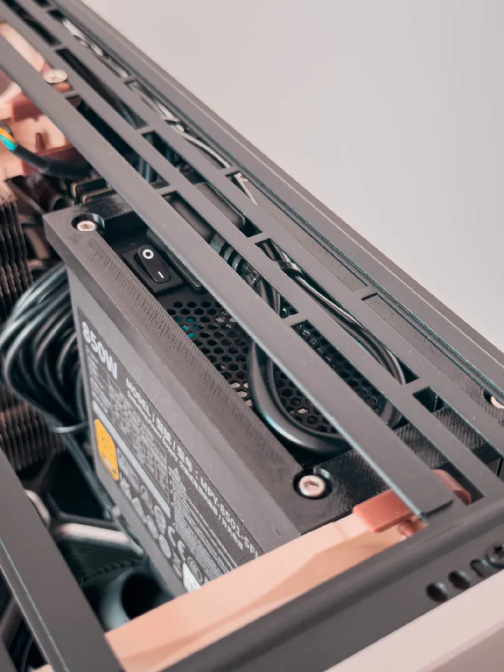 NCASE M2 Grater Offset SFX PSU Mount for Cooler Master V850