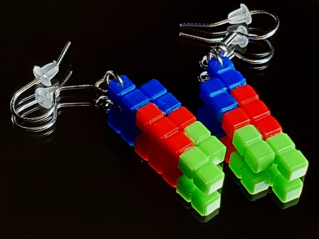 Tetris Earrings