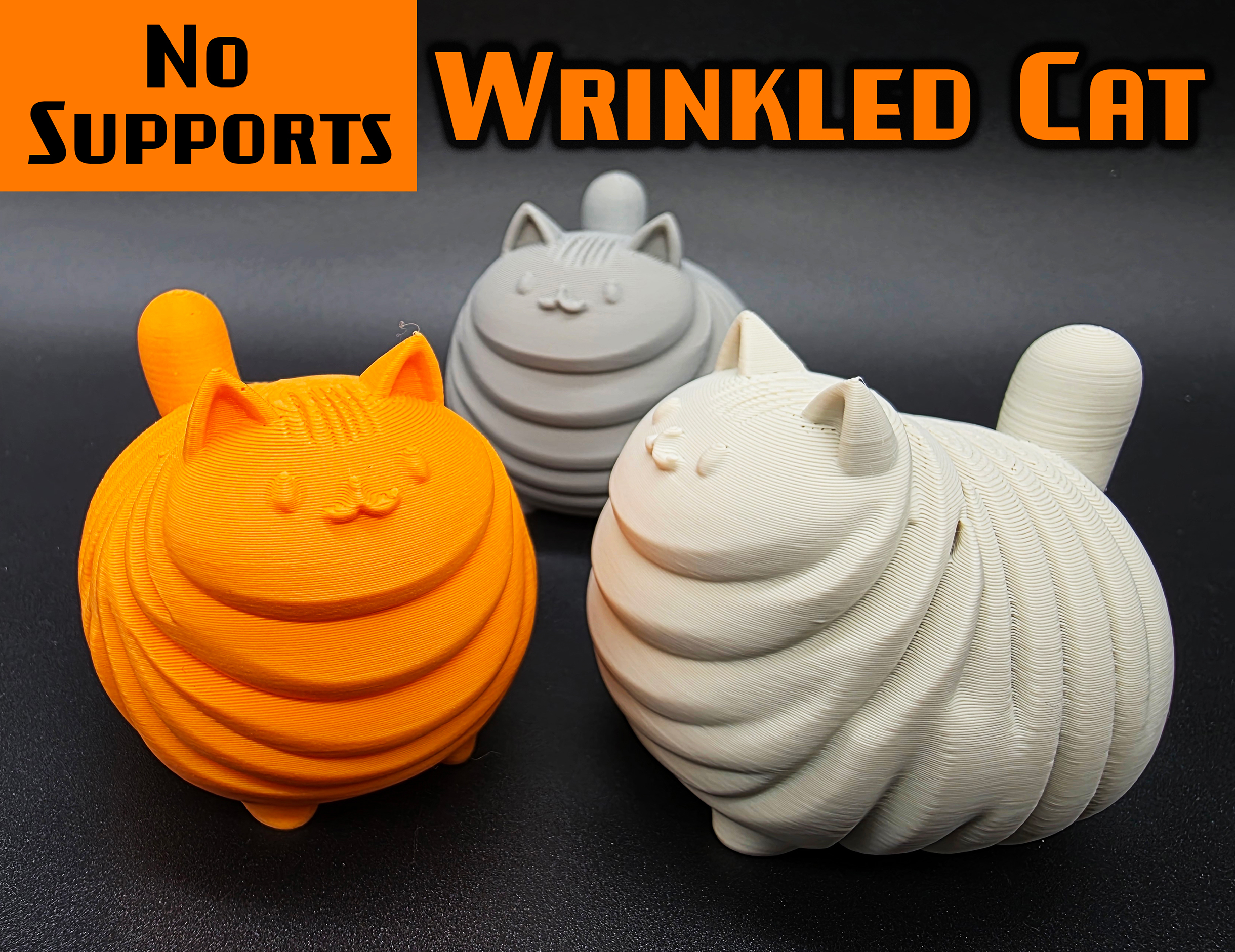 Wrinkled Cat No Supports