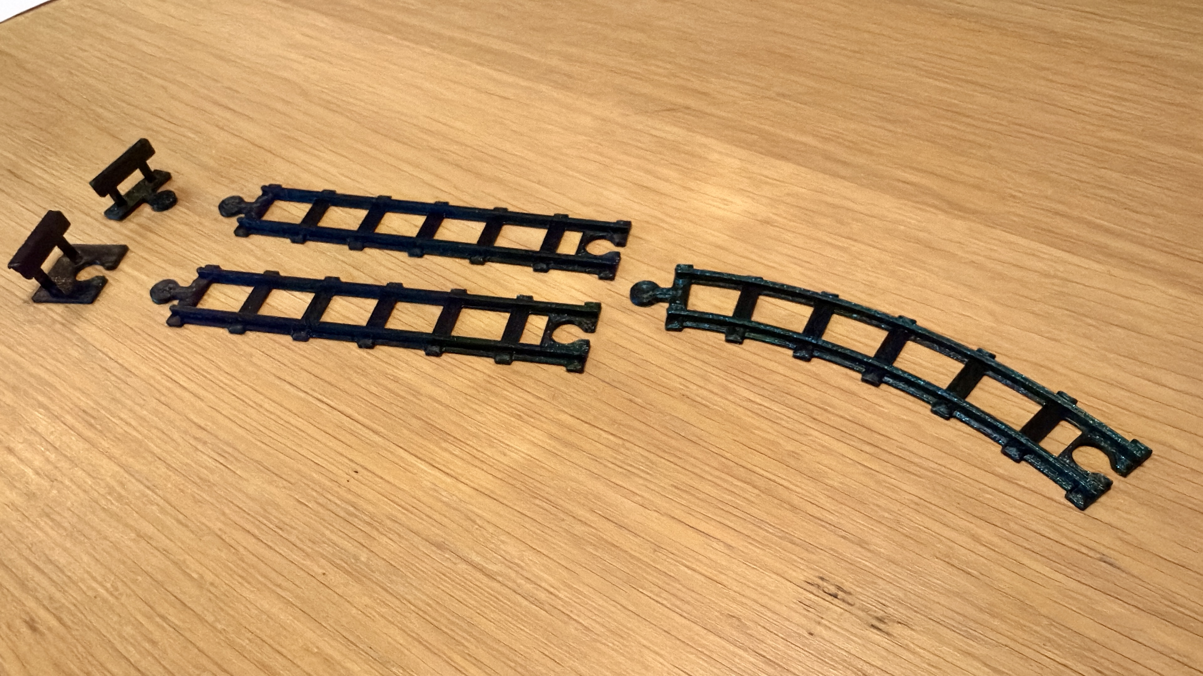 Rails for Siku tram H0 1:87