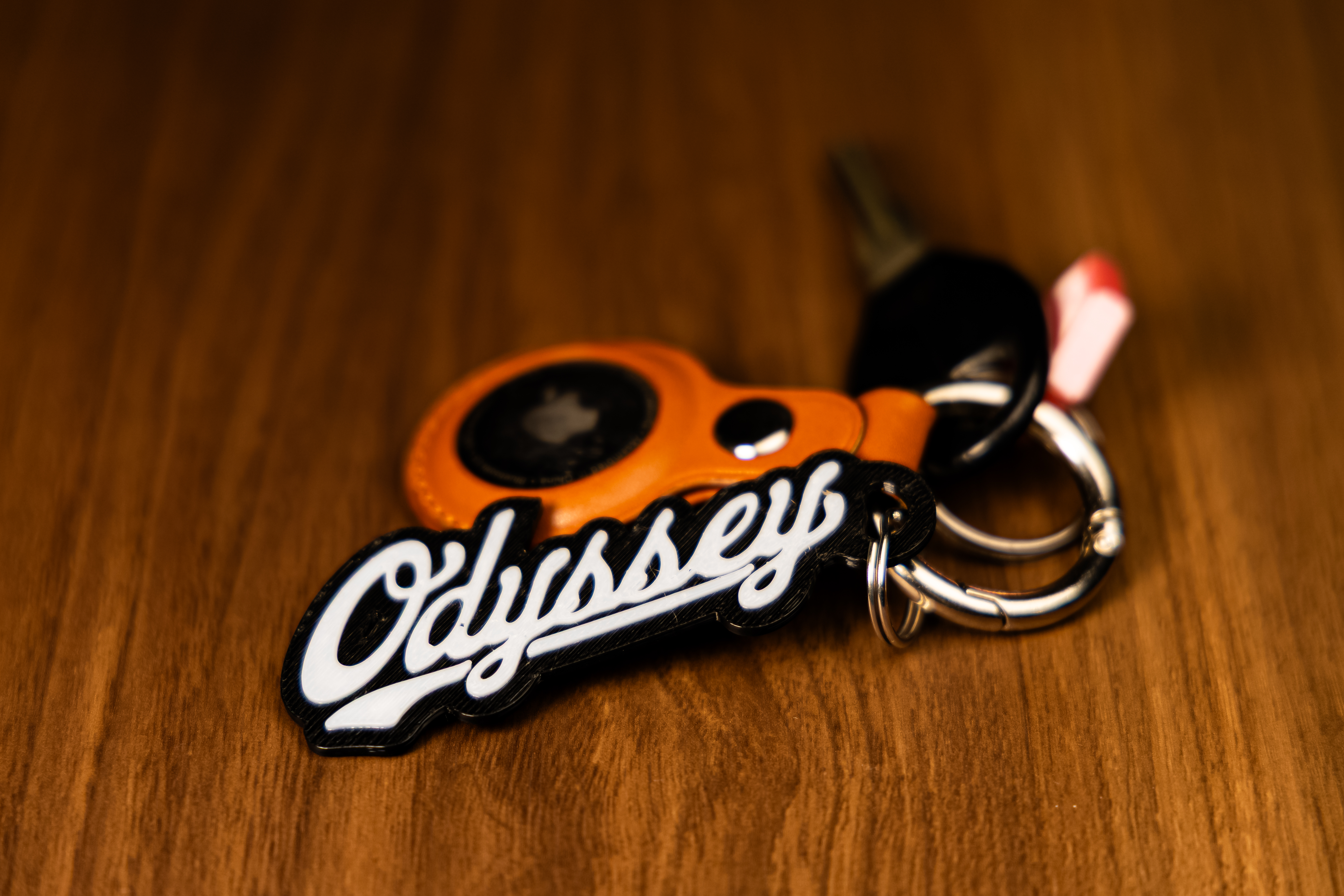 Odyssey Logo Keychain - Cursive Style
