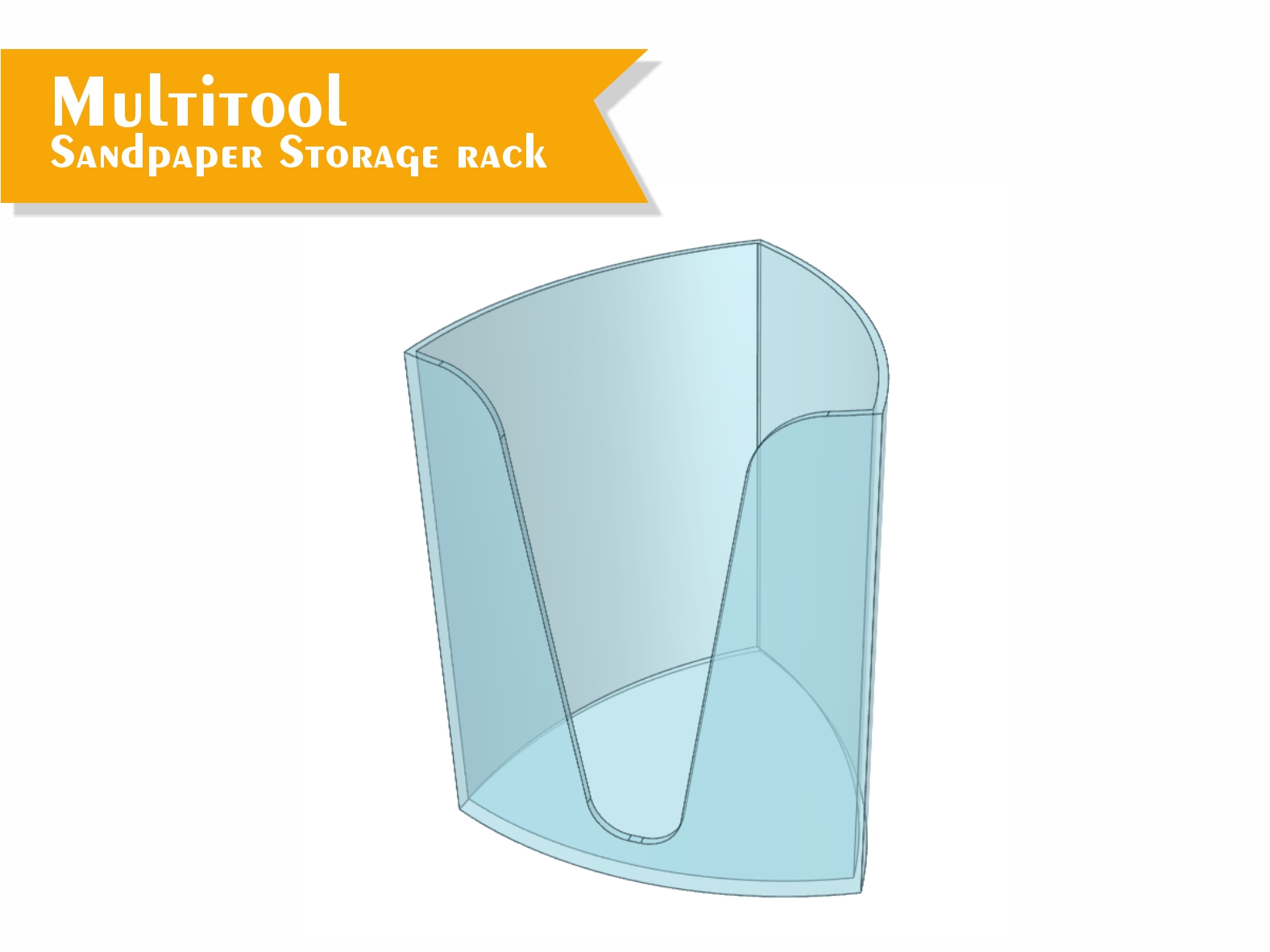 Multitool Triangular Sandpaper Storage — thumbnail 2
