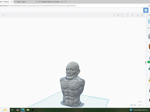 shredded Aberham Lincoln bust