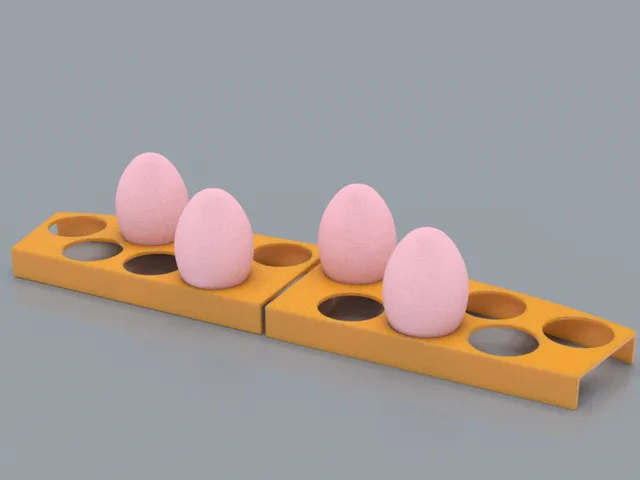 Egg Tray for fridge with curved door