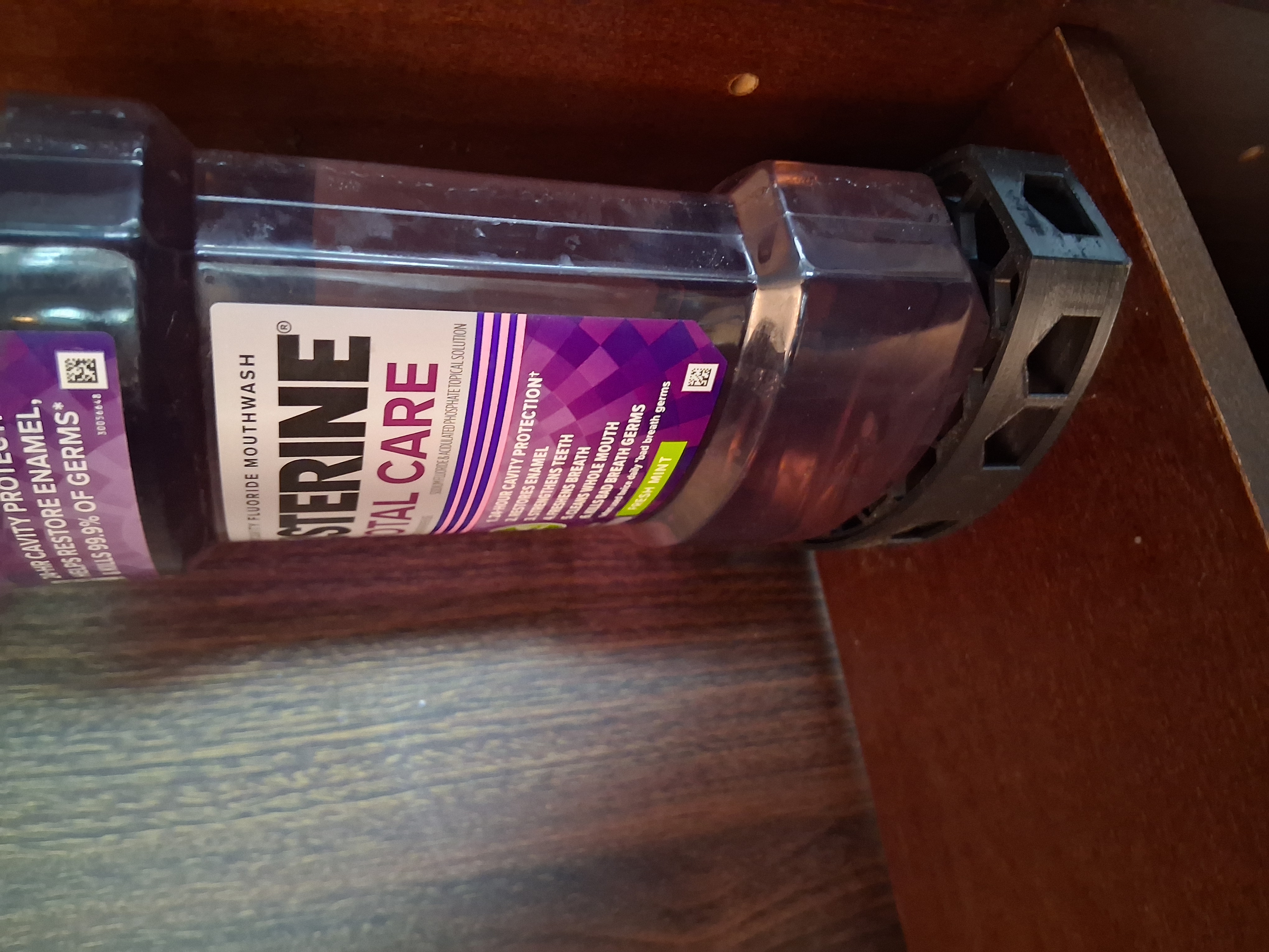 Mouthwash Bottle Drain Dish
