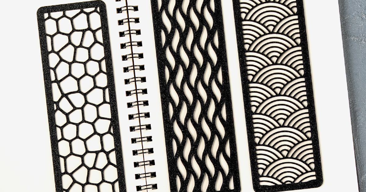Minimal Linework Bookmarks by Bamingo Design | Download free STL model ...
