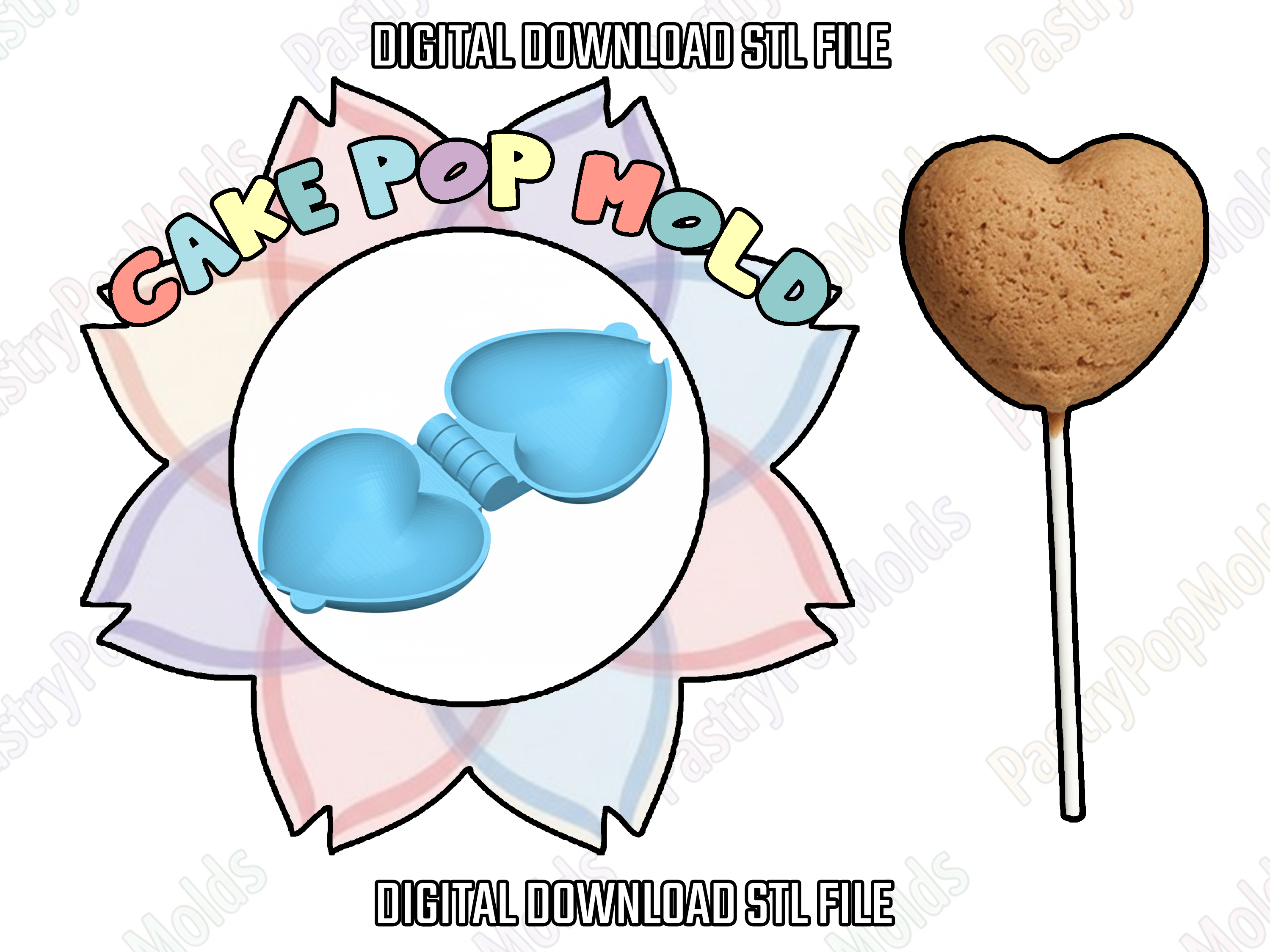 Heart Cake Pop Mold