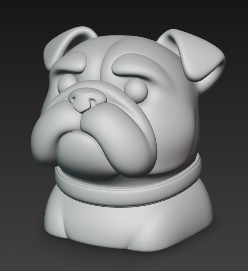 English Bulldog Head