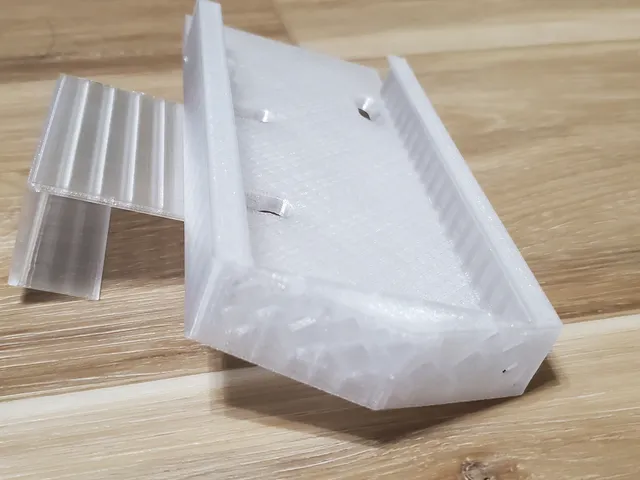 Top of shower wall phone holder