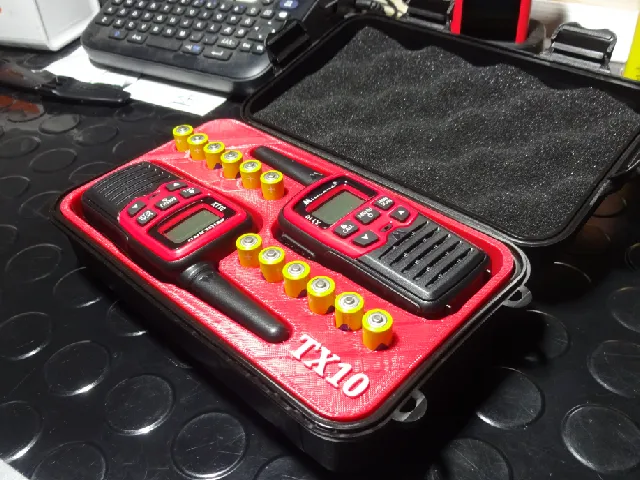Midland tx10 walkie talkie porto portofoon case insert radio