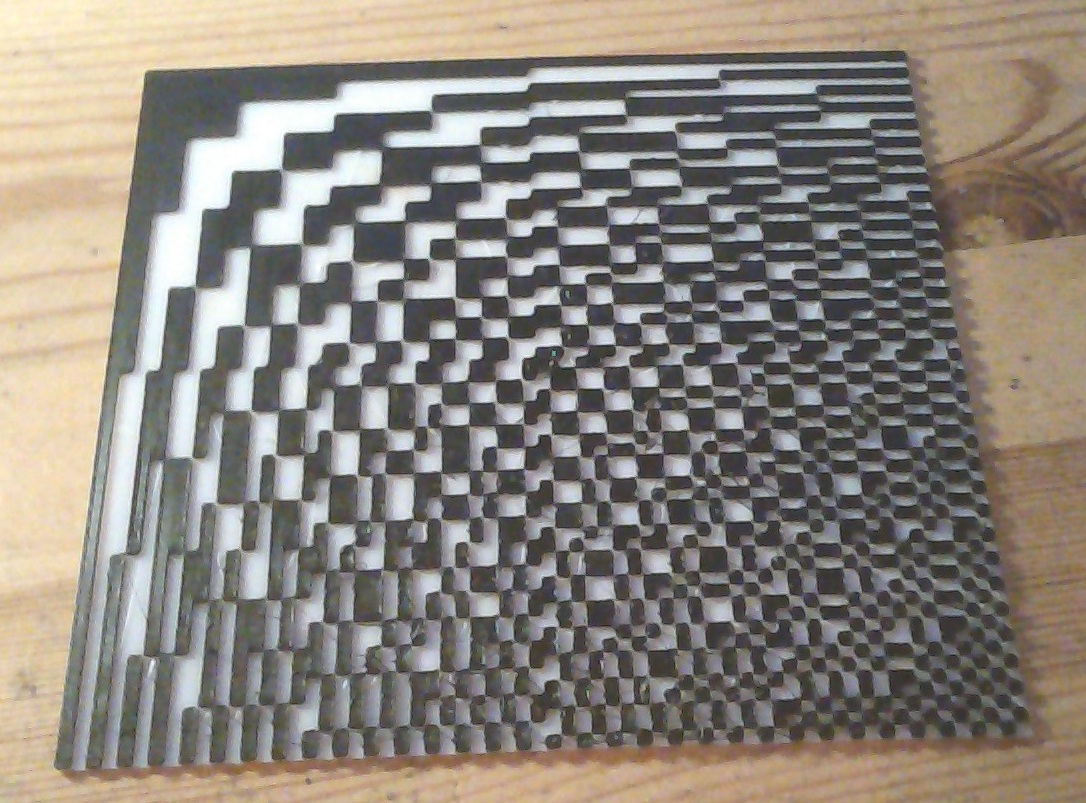 Walsh matrix coaster/visualiser/wall art — miniatura 3
