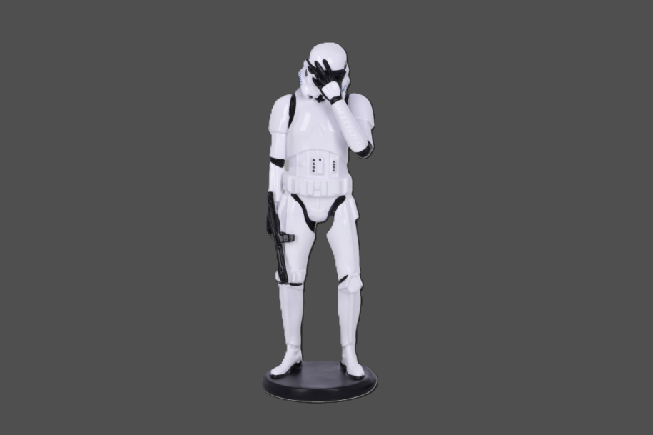 Stormtrooper Display Figure – Facepalm Pose