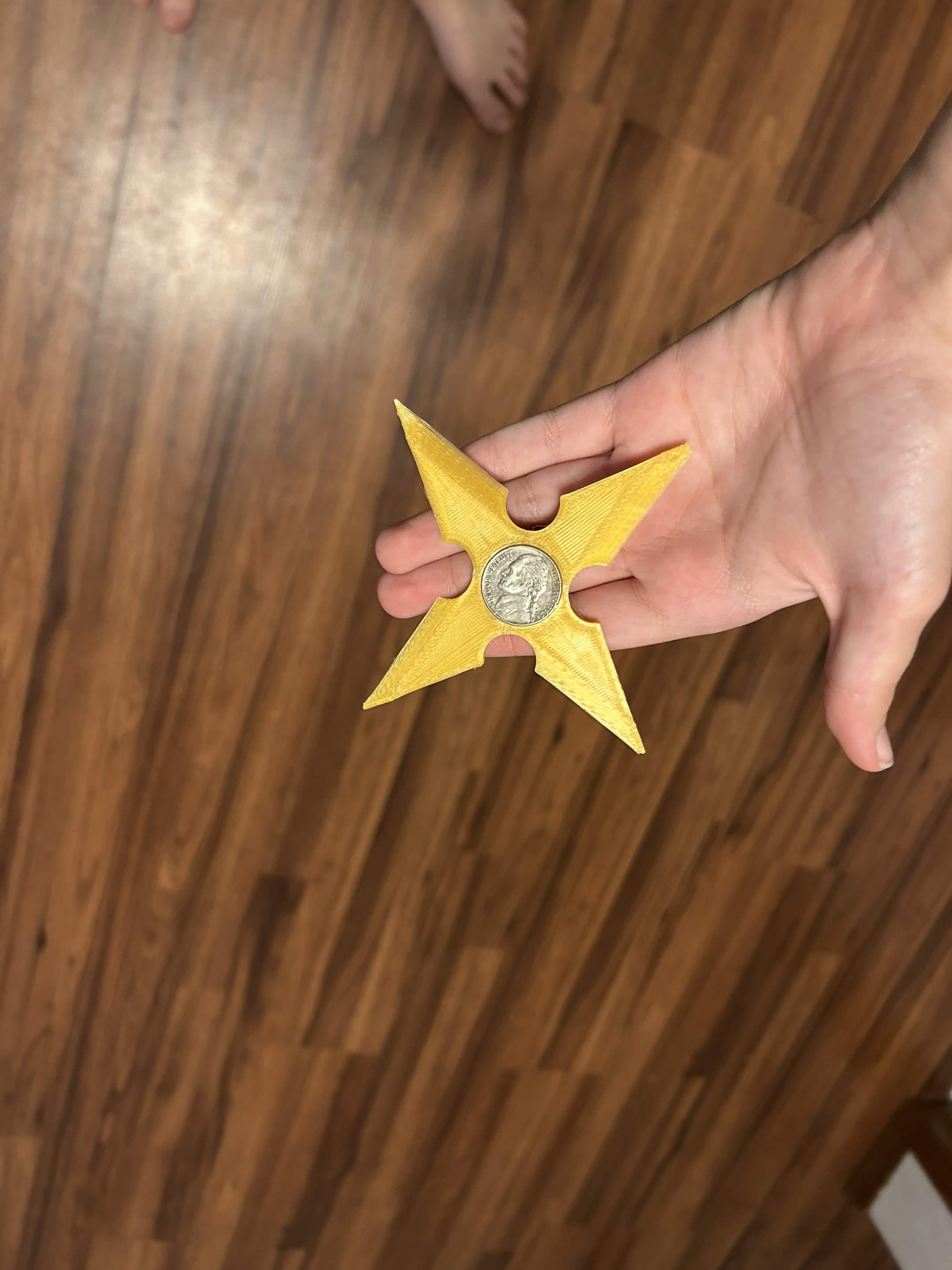 throwing stars with a nickel insert