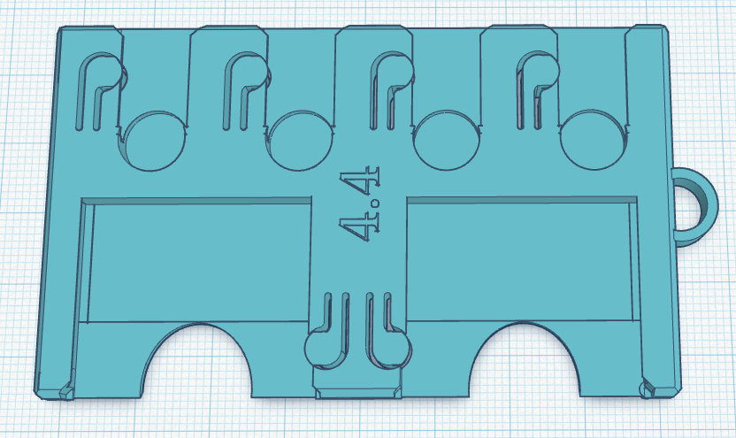 SD Card Holder with Keychain Clip