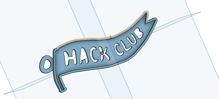 Hackclub Flag Cookie Cutter + Keychain